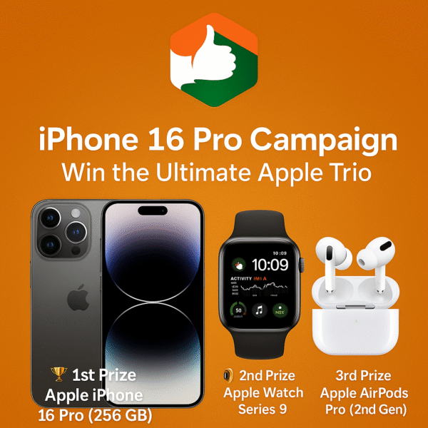 iPhone 16 Pro Campaign – Win the Ultimate Apple Trio!
