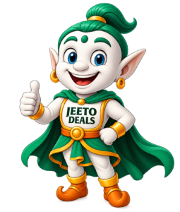 JeetoDeals mascot giving a thumbs up